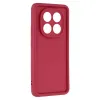 Phonesta Grooved Silikon Back Cover Hülle für Xiaomi Redmi Note 14 Pro 5G / Xiaomi Poco X7 - Rot 3