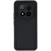 Phonesta Grooved Silikon Back Cover Hülle für Xiaomi Redmi Note 14 Pro Plus - Schwarz