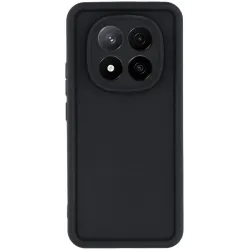 Phonesta Grooved Silikon Back Cover Hülle für Xiaomi Redmi Note 14 Pro Plus - Schwarz