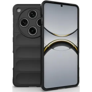 Phonesta GripShell Silikon Back Cover Hülle für Oppo Find X8 Pro - Schwarz