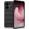 Phonesta GripShell Silikon Back Cover Hülle für Oppo Reno13 F 4G/5G / Reno13 FS 5G - Schwarz