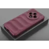 Phonesta GripShell Silikon Back Cover Hülle für Oppo Reno12 F/Reno12 FS - Bordeaux 1