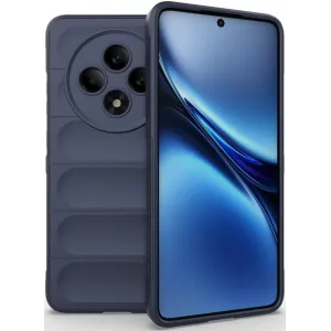 Phonesta GripShell Silikon Back Cover Hülle für Oppo Reno12 F/Reno12 FS - Dunkelblau