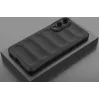 Phonesta GripShell Silikon Back Cover Hülle für Samsung Galaxy S25 Edge - Schwarz 2