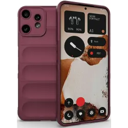 Phonesta GripShell Silikon Back Cover Hülle für Nothing CMF Phone 2 Pro - Bordeaux