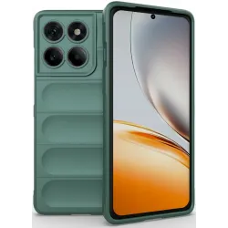 Phonesta GripShell Silikon Back Cover Hülle für Motorola Edge 60 Pro - Dunkelgrün