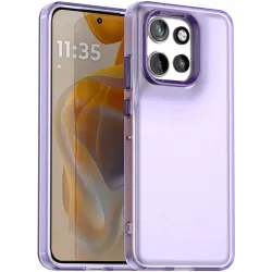 Phonesta HardFrost Back Cover Hülle für Motorola Edge 60 Neo/Edge 50 Neo / ThinkPhone 25 - Matt Lila