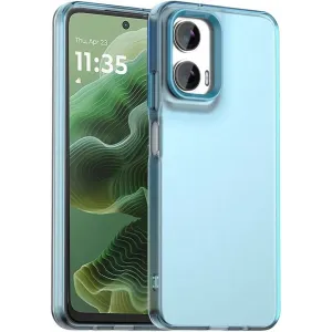 Phonesta HardFrost Back Cover Hülle für Motorola Moto G35 - Matt Blau