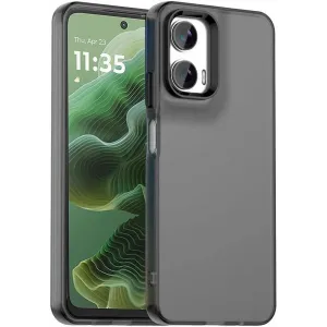 Phonesta HardFrost Back Cover Hülle für Motorola Moto G35 - Mattschwarz