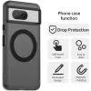 Phonesta HardFrost Back Cover Hülle mit MagSafe für Google Pixel 8 - Mattschwarz 4