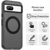Phonesta HardFrost Back Cover Hülle mit MagSafe für Google Pixel 8a - Mattschwarz 4