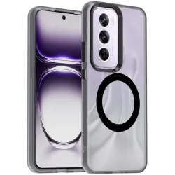 Phonesta HardFrost Back Cover Hülle mit MagSafe für Oppo Reno12 Pro - Mattschwarz