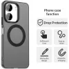 Phonesta HardFrost Back Cover Hülle mit MagSafe für Xiaomi Redmi 13C 4G/5G / Xiaomi Poco C65 - Mattschwarz 4