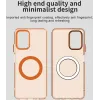 Phonesta HardFrost Back Cover Hülle mit MagSafe für Motorola Moto G35 - Matt Orange 6