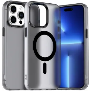 Phonesta HardFrost Back Cover Hülle mit MagSafe für Apple iPhone 15 Pro - Mattschwarz