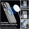 Phonesta HardFrost Back Cover Hülle mit MagSafe für Samsung Galaxy A15 4G/5G - Mattschwarz 2