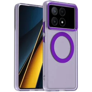 Phonesta HardFrost Back Cover Hülle mit MagSafe für Xiaomi Poco X6 Pro - Matt Lila