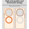 Phonesta HardFrost Back Cover Hülle mit MagSafe für Xiaomi Redmi Note 14 Pro 5G / Xiaomi Poco X7 - Matt Orange 6