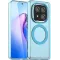 Phonesta HardFrost Back Cover Hülle mit MagSafe für Xiaomi Redmi Note 14 Pro Plus - Matt Blau