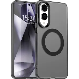 Phonesta HardFrost Back Cover Hülle mit MagSafe für Samsung Galaxy S25 Edge - Mattschwarz