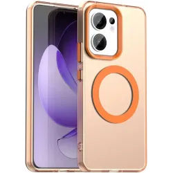 Phonesta HardFrost Back Cover Hülle mit MagSafe für Oppo Reno13 F 4G/5G / Reno13 FS 5G - Matt Orange