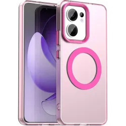 Phonesta HardFrost Back Cover Hülle mit MagSafe für Oppo Reno13 F 4G/5G / Reno13 FS 5G - Mattrosa