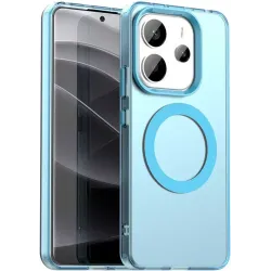 Phonesta HardFrost Back Cover Hülle mit MagSafe für Xiaomi Redmi Note 14 4G - Matt Blau