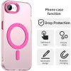 Phonesta HardFrost Back Cover Hülle mit MagSafe für Apple iPhone 17e/16e - Mattrosa 2
