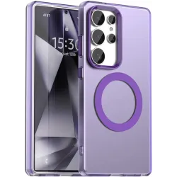 Phonesta HardFrost Back Cover Hülle mit MagSafe für Samsung Galaxy S25 Ultra - Matt Lila