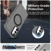 Phonesta HardFrost Back Cover Hülle mit MagSafe für Samsung Galaxy M55 - Mattschwarz 1