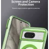 Phonesta HardFrost Back Cover Hülle mit MagSafe für Google Pixel 8 - Matt Grün 7