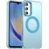 Phonesta HardFrost Back Cover Hülle mit MagSafe für Samsung Galaxy A15 4G/5G - Matt Blau 0