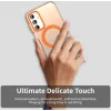 Phonesta HardFrost Back Cover Hülle mit MagSafe für Samsung Galaxy A15 4G/5G - Matt Orange 4