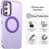 Phonesta HardFrost Back Cover Hülle mit MagSafe für Samsung Galaxy A15 4G/5G - Matt Lila 3