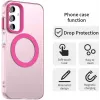 Phonesta HardFrost Back Cover Hülle mit MagSafe für Samsung Galaxy A15 4G/5G - Mattrosa 3