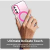 Phonesta HardFrost Back Cover Hülle mit MagSafe für Samsung Galaxy A15 4G/5G - Mattrosa 4