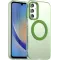 Phonesta HardFrost Back Cover Hülle mit MagSafe für Samsung Galaxy A35 - Matt Grün