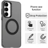 Phonesta HardFrost Back Cover Hülle mit MagSafe für Samsung Galaxy S25 FE - Mattschwarz 5