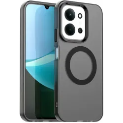 Phonesta HardFrost Back Cover Hülle mit MagSafe für Xiaomi Redmi 15C / Xiaomi Poco C85 - Mattschwarz