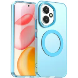 Phonesta HardFrost Back Cover Hülle mit MagSafe für HONOR 400 - Matt Blau