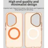 Phonesta HardFrost Back Cover Hülle mit MagSafe für HONOR 400 Pro - Matt Orange 3