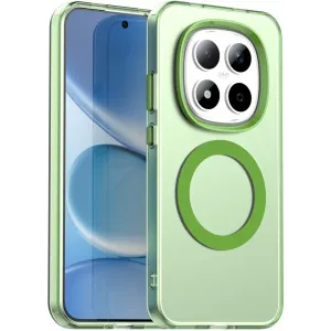 Phonesta HardFrost Back Cover Hülle mit MagSafe für Xiaomi Redmi Note 15 Pro 5G - Matt Grün