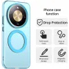 Phonesta HardFrost Back Cover Hülle mit MagSafe für HONOR Magic8 Lite - Matt Blau 4