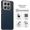 Phonesta IMD Carbon Fiber Back Cover Hülle für Xiaomi 14T - Dunkelblau 2