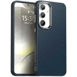 Phonesta IMD Carbon Fiber Back Cover Hülle für Samsung Galaxy S23 FE - Dunkelblau