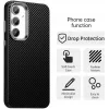 Phonesta IMD Carbon Fiber Back Cover Hülle für Samsung Galaxy S23 FE - Schwarz 2
