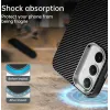 Phonesta IMD Carbon Fiber Back Cover Hülle für Samsung Galaxy S23 FE - Schwarz 3