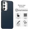 Phonesta IMD Carbon Fiber Back Cover Hülle für Samsung Galaxy S25/S24 - Dunkelblau 2