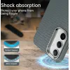 Phonesta IMD Carbon Fiber Back Cover Hülle für Samsung Galaxy S25/S24 - Grau 3
