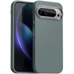 Phonesta IMD Carbon Fiber Back Cover Hülle für Google Pixel 9 Pro XL - Grau